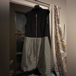 Ted Baker Striped Cocktail Dress